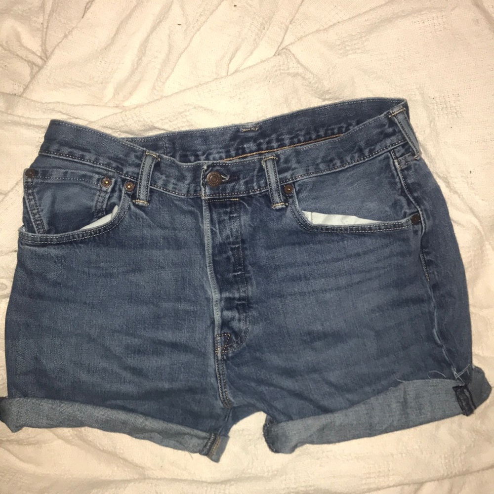 Levi Straus 501 High Waisted Shorts